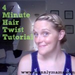 4 Minute Hair Twist Tutorial