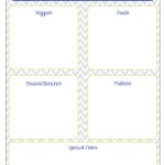 Infant Dinner Pantry Printable