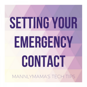 setting your emergency contact